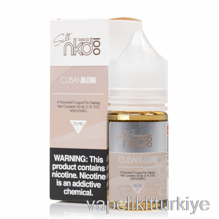 Vape Kalem Vape Mate Küba Karışımı - Nkd100 Tuz E-sıvı - 30ml 35mg